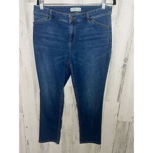 J Jill Women's Size 12‎ Blue Skinny Slim Leg Jeans Medium Wash